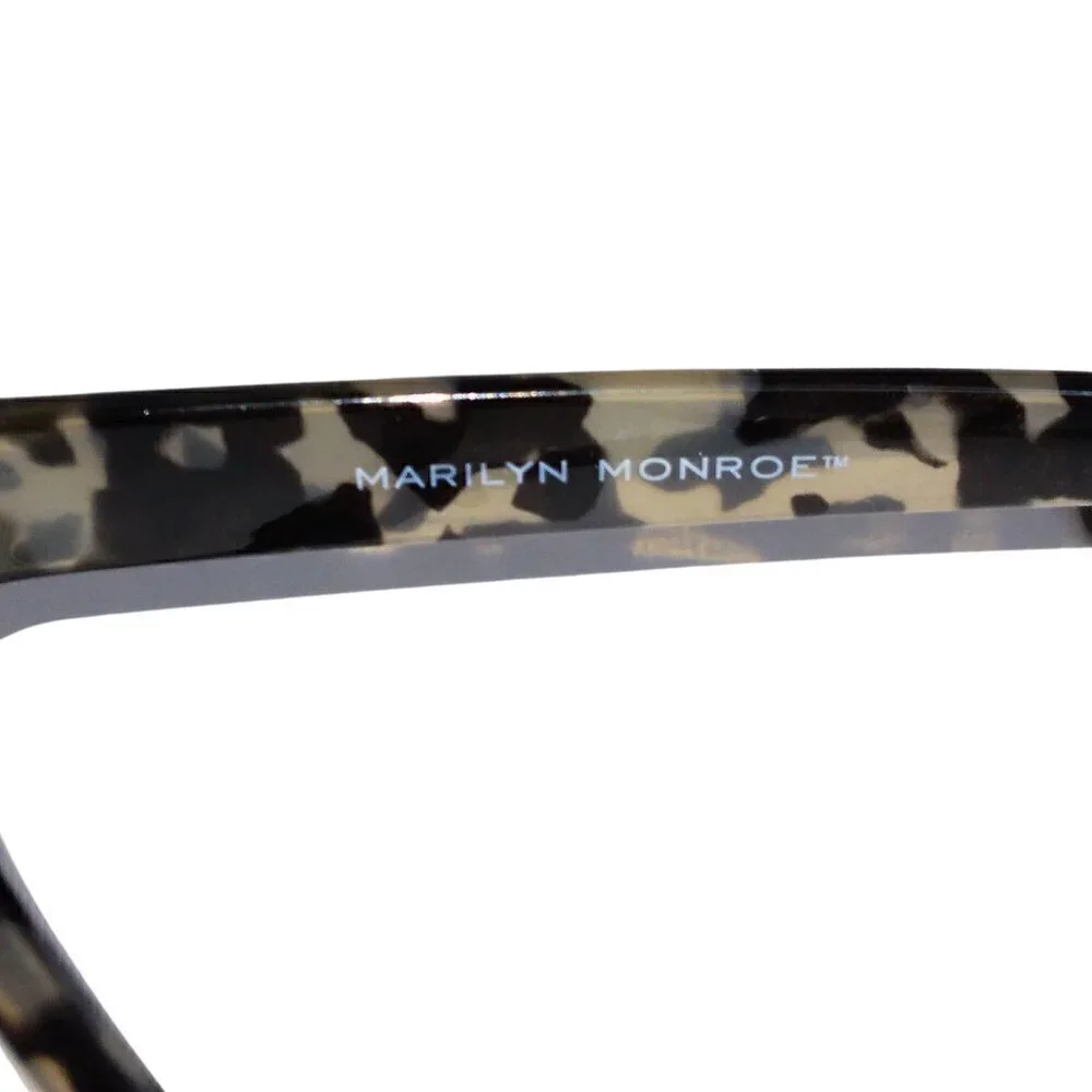 MARILYN MONROE WOMEN'S READING GLASSES +2.00 - GRAY & BLACK RECTANGLE FRAME